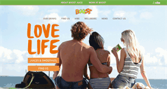 Desktop Screenshot of boostjuicebars.co.uk